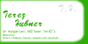 terez hubner business card